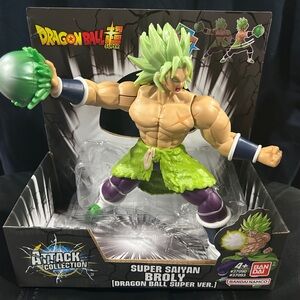 Bandai Namco Super Saiyan Broly Action Figure - Green and Purple